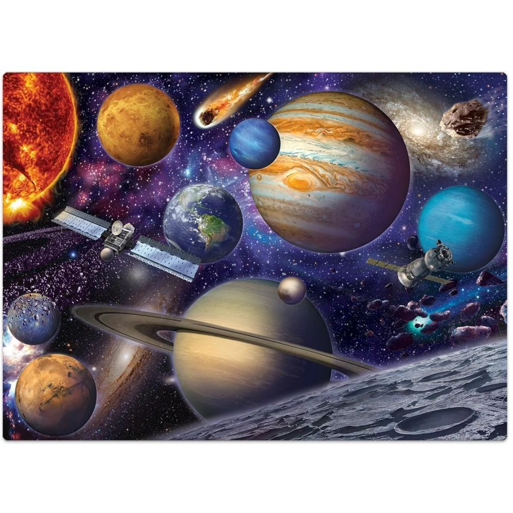 Quebra-Cabeca Cartonado Viagem Cosmica 1000Pcs Toyster (Unidade) - imagem 6