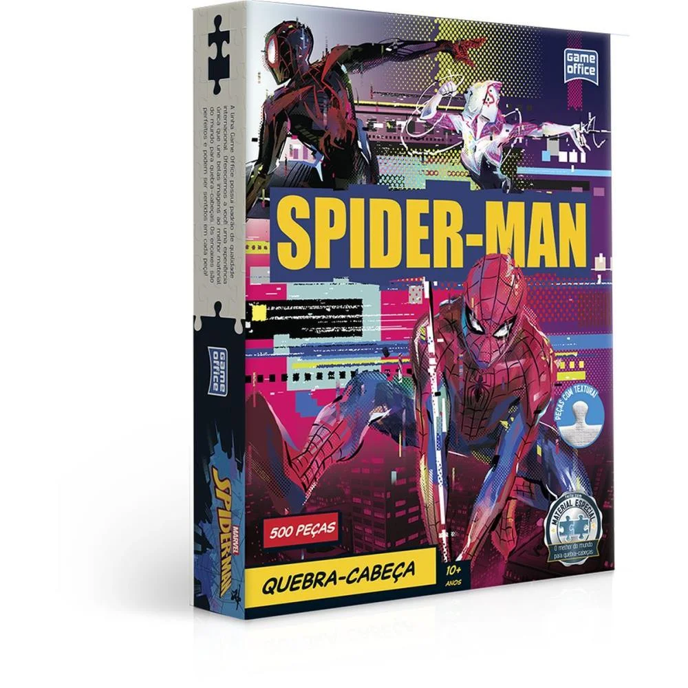 Quebra-Cabeca Cartonado Spider-Man 500 Pecas Toyster (Unidade) - imagem 5