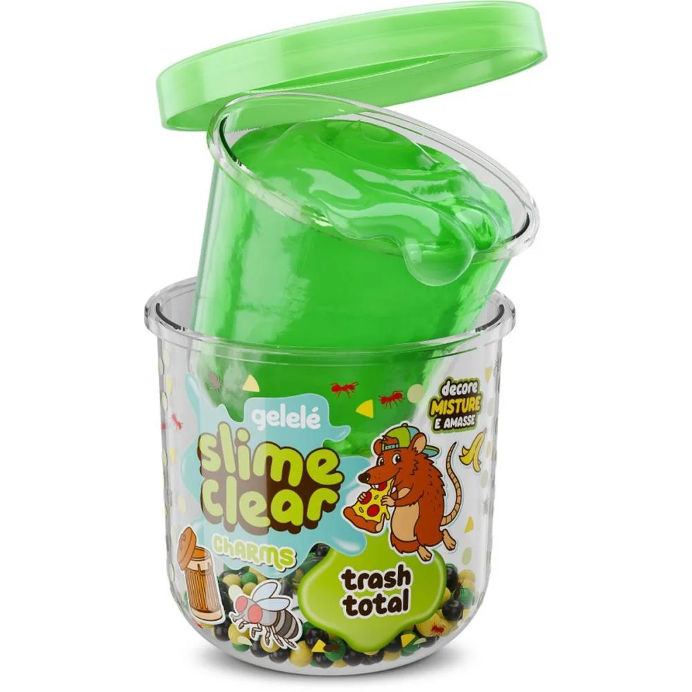 Slime Clear Charm Trash Total Doce Brinquedo (Dp.c/12) - imagem 4