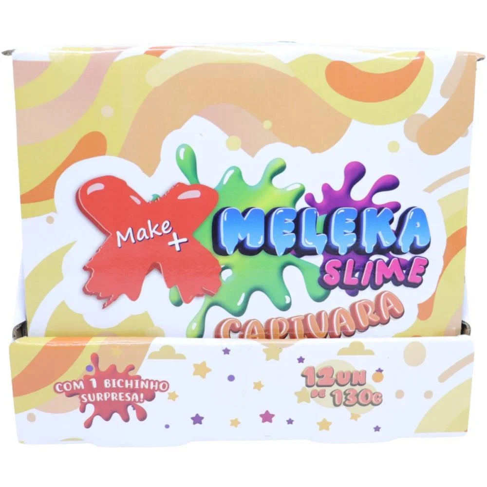 Slime Meleka Capivara Sortido 130G Make+ (Dp.c/12) - imagem 5