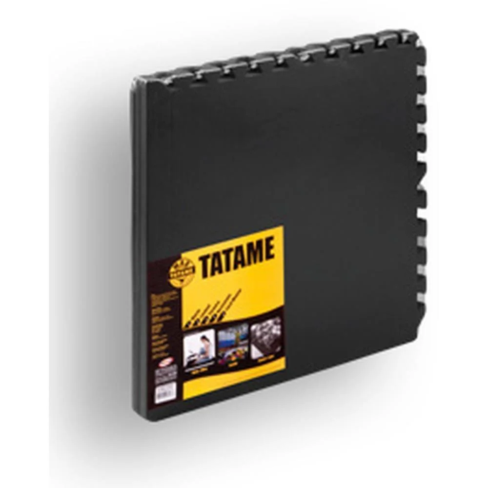 Tatame 04 Placas 52X52Cm Preto Evamax (Pacote) - imagem 2