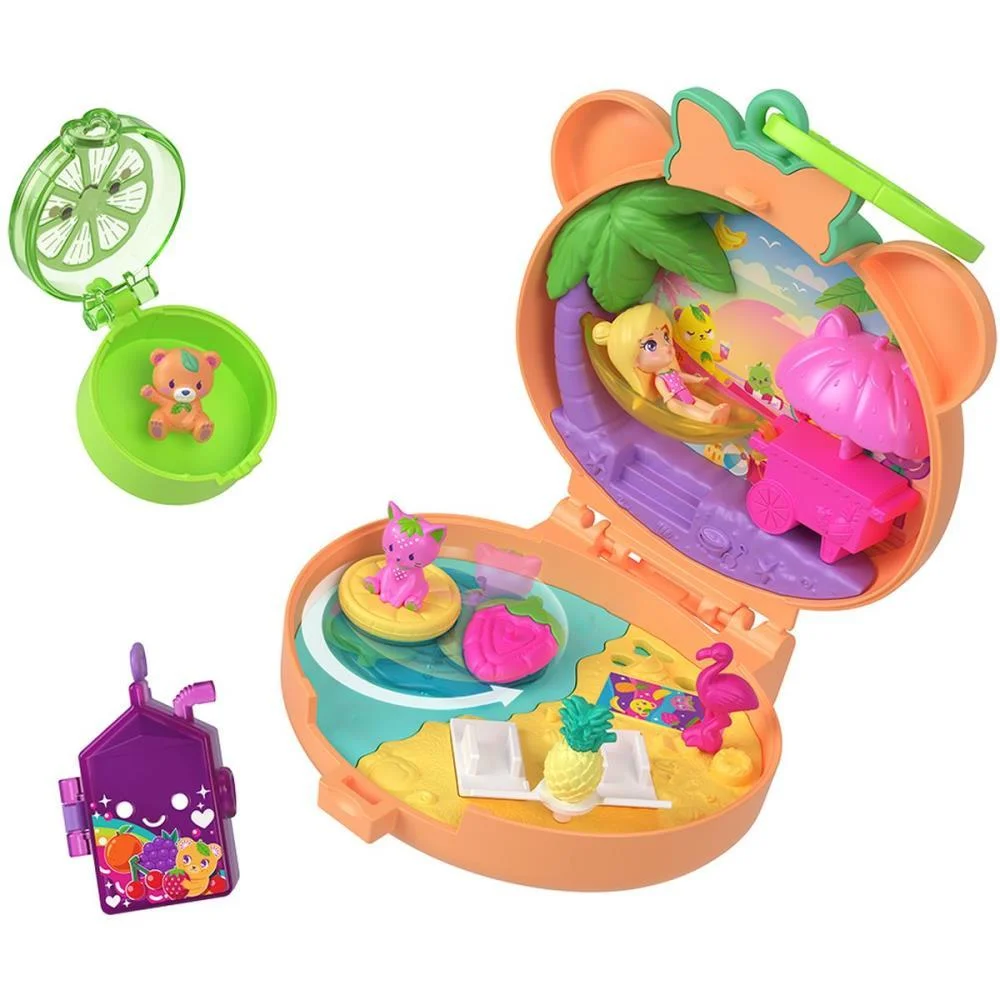 Polly Pocket Micro Conj. Ursinho De Pelucia Mattel (Unidade) - imagem 3