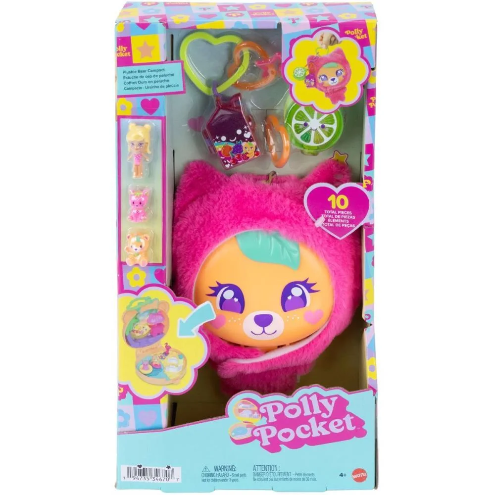 Polly Pocket Micro Conj. Ursinho De Pelucia Mattel (Unidade) - imagem 8