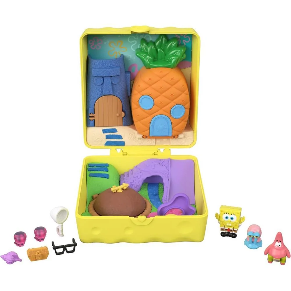Polly Pocket Micro Bob Esponja Fenda Do Biquini Mattel (Unidade) - imagem 3