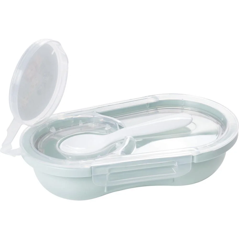 Kit Alimentacao Porta Papinha Com Colher Safar Plasutil (Kit) - imagem 4