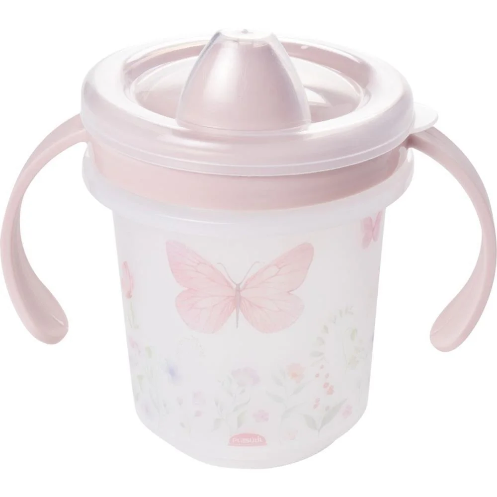 Copo Treinamento Trio Jardim Encantado 280Ml Plasutil (Unidade) - imagem 3