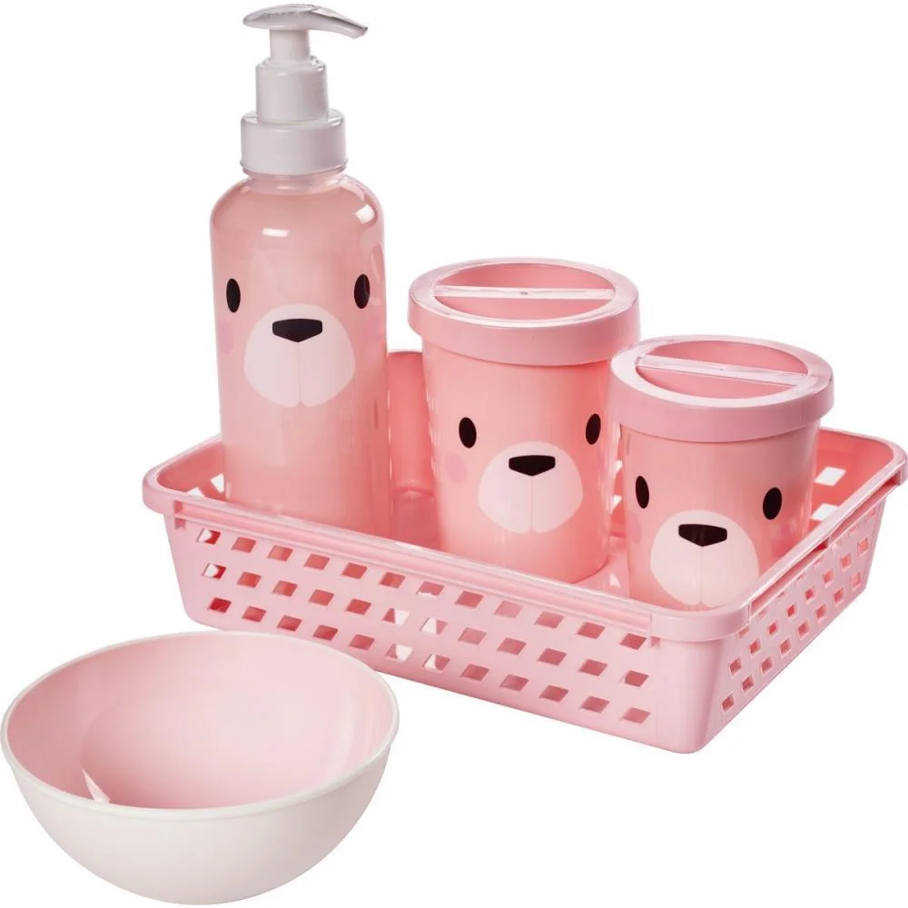 Produto Para Bebe Kit Higiene Jardim Encantado 5 Plasutil (Kit) - imagem 4
