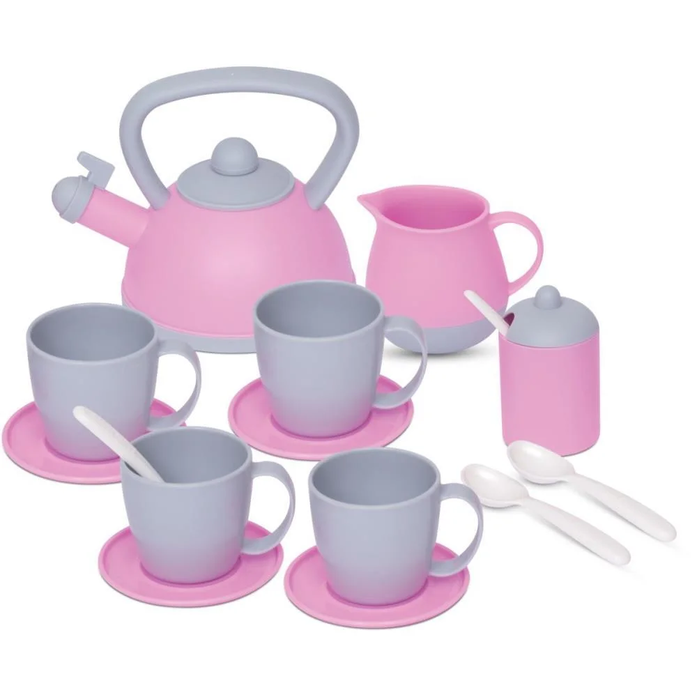 Brincando De Casinha Jogo De Cha Baby Gourmet Rosa Merco Toys (Unidade) - imagem 2