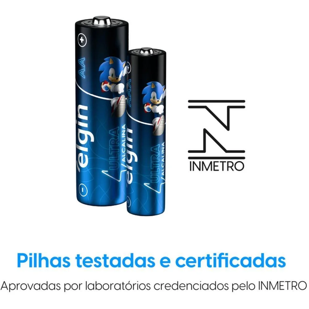 Pilha Alcalina Palito Aaa Ultra Alcalina Elgin (Bl.c/02) - imagem 5