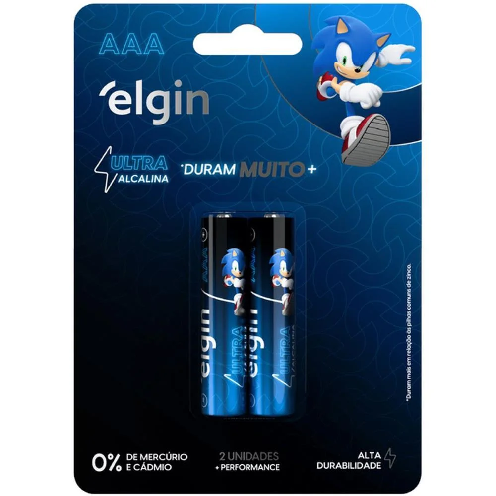 Pilha Alcalina Palito Aaa Ultra Alcalina Elgin (Bl.c/04) - imagem 5