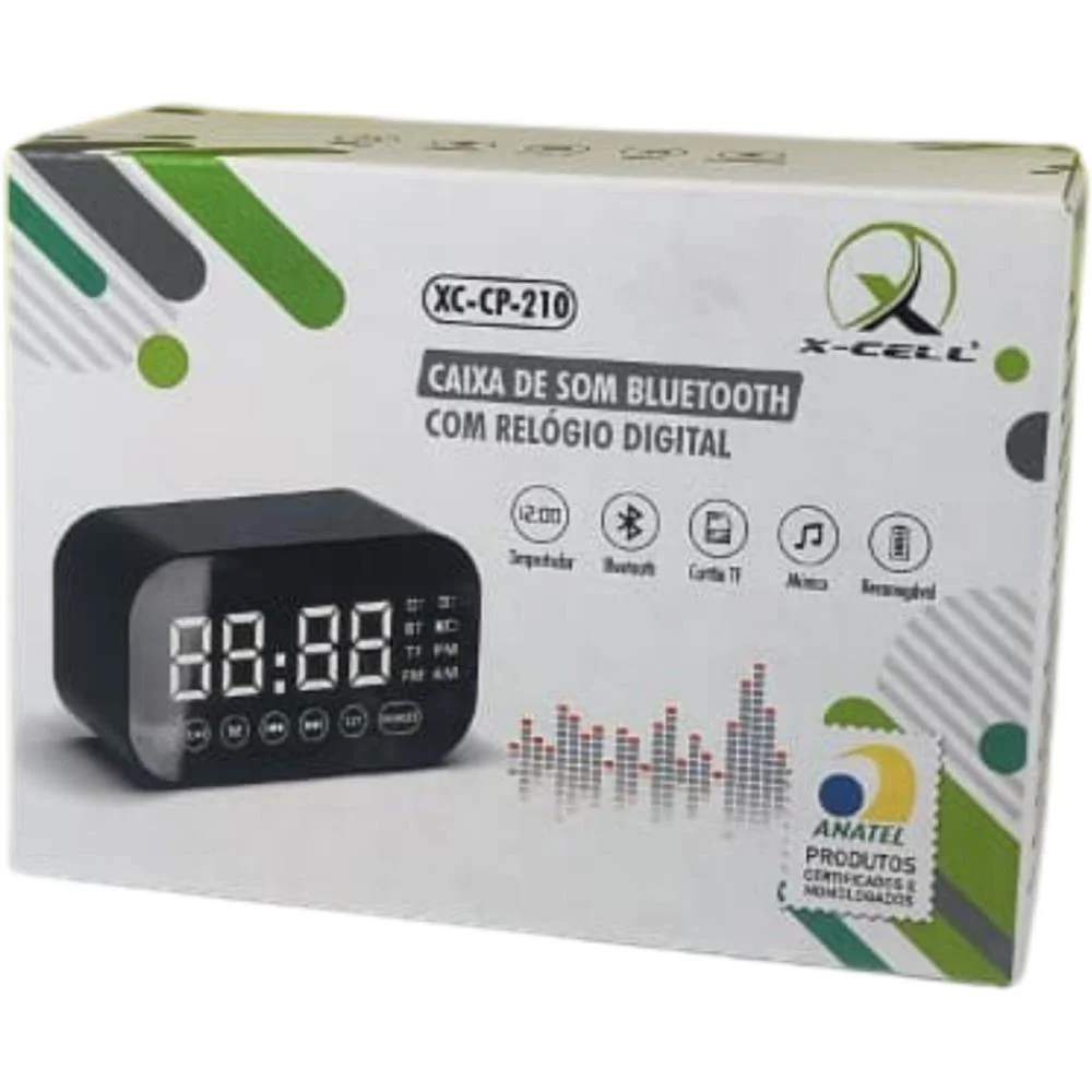Radio Relogio Digital Despert.c/Som 10X5Cm Flex (Unidade) - imagem 5