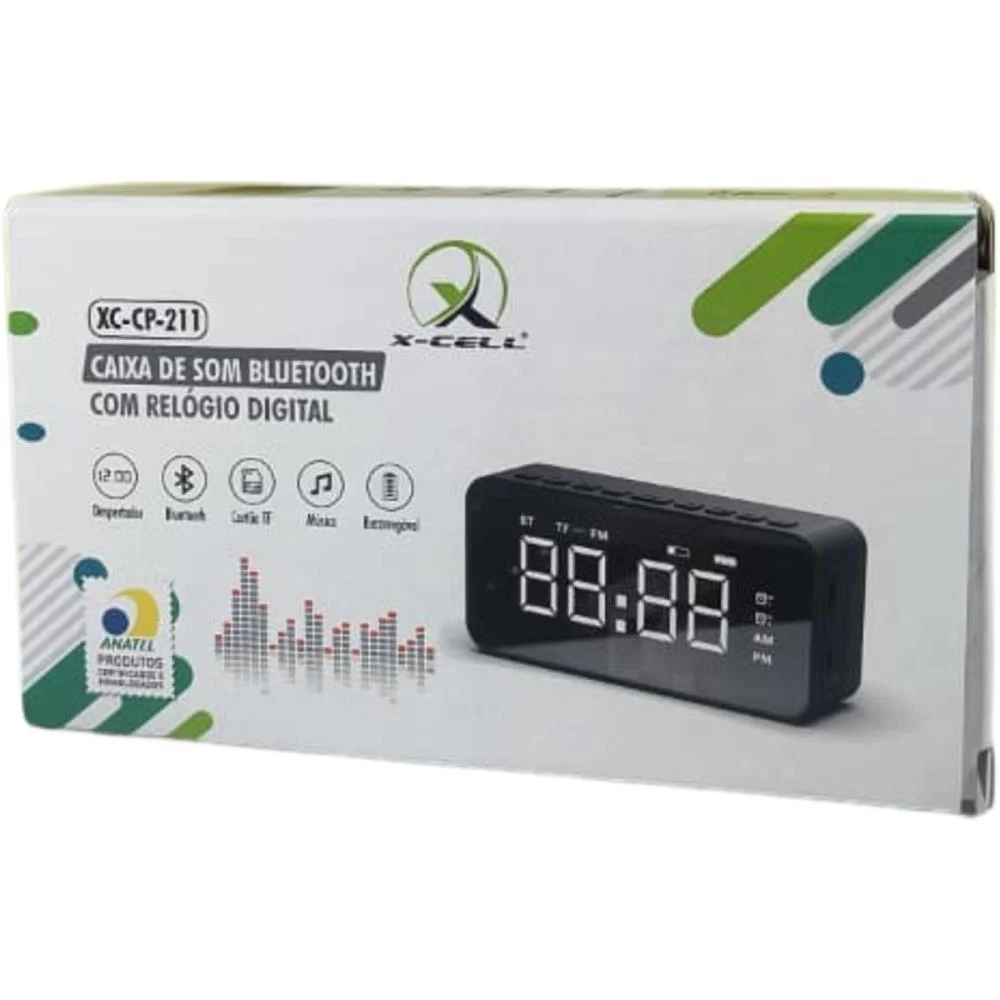 Radio Relogio Digital Despertc/Som 14X7Cm Flex (Unidade) - imagem 5