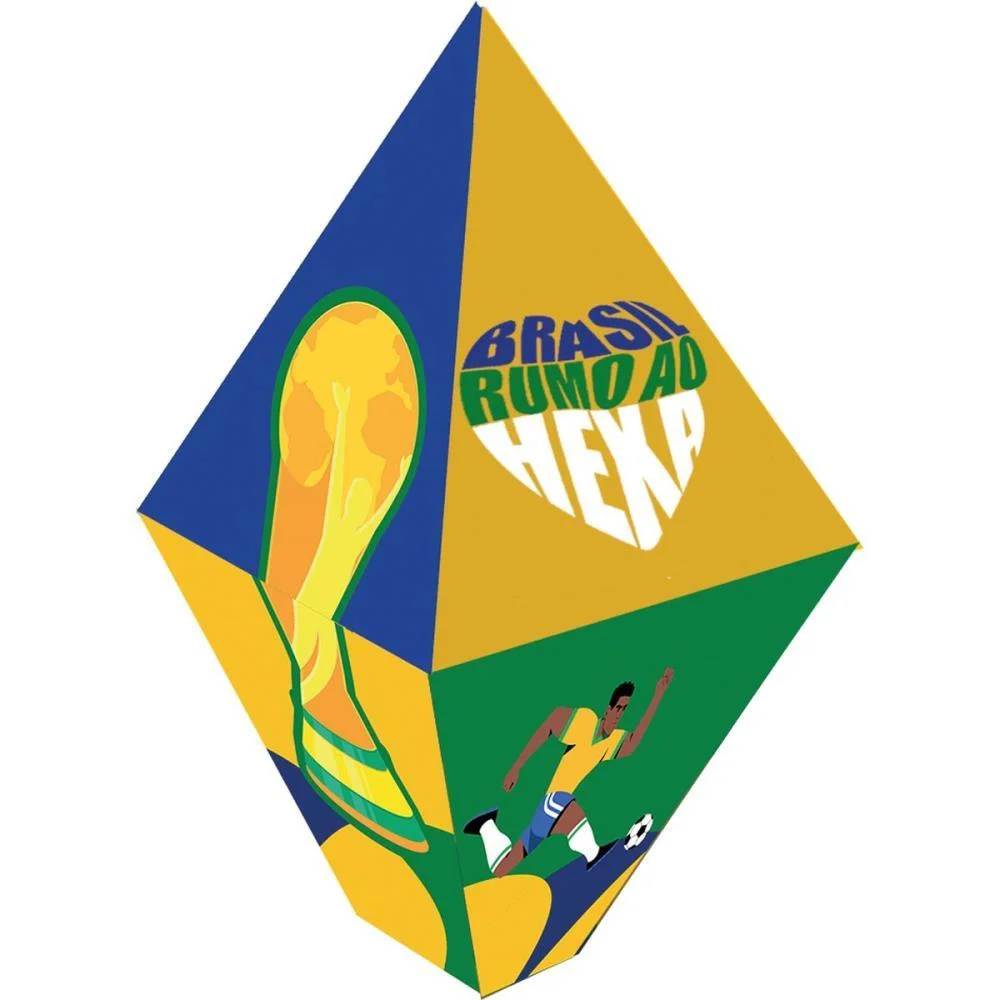 Copa Do Mundo Balao De Papel Brasil M Festcolor (Pct.c/05) - imagem 3