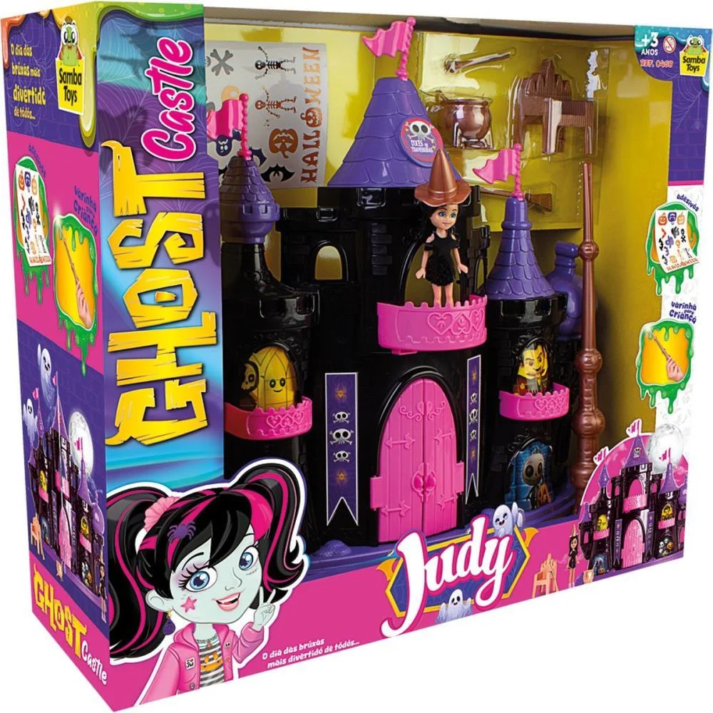 Casinha De Boneca Castelo Ghost C/Boneca/Acessor Samba Toys (Unidade) - imagem 3