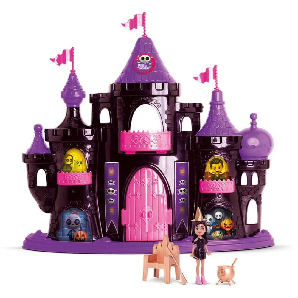Casinha De Boneca Castelo Ghost C/Boneca/Acessor Samba Toys (Unidade) - imagem 4