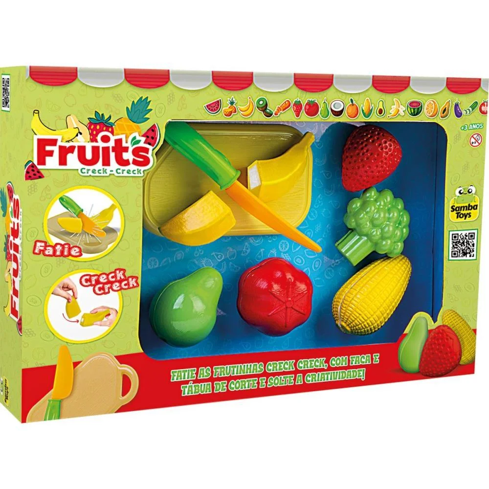 Brincando De Casinha Frutinha Creck-Creck Samba Toys (Unidade) - imagem 3