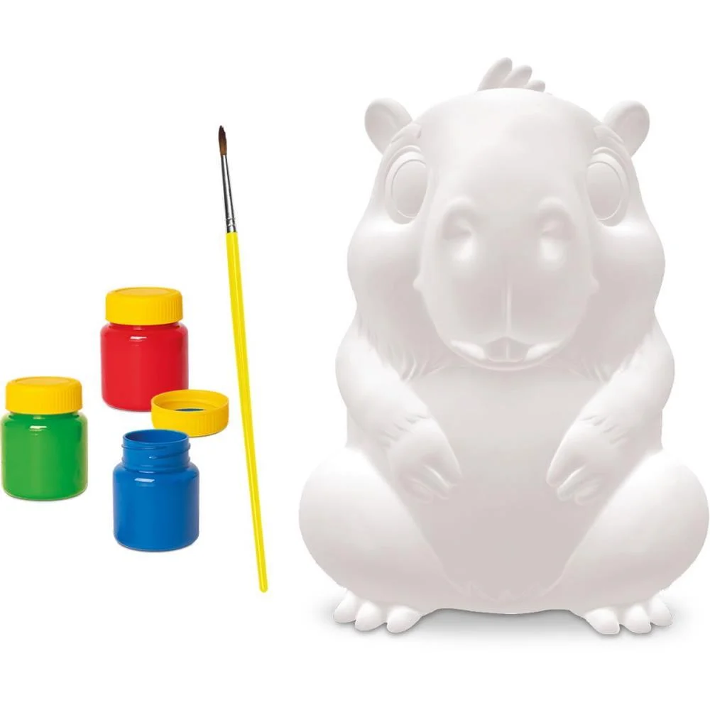 Brinquedo Para Colorir Capivara 16Cm Pintura C/Guache Samba Toys (Unidade) - imagem 2