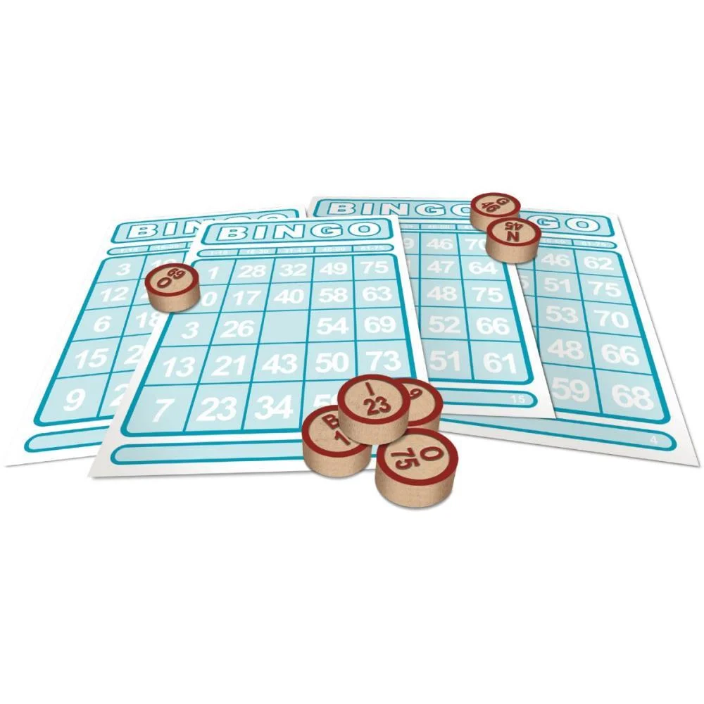 Jogo De Bingo Bingo De Pedras De Madeira Xalingo (Unidade) - imagem 4
