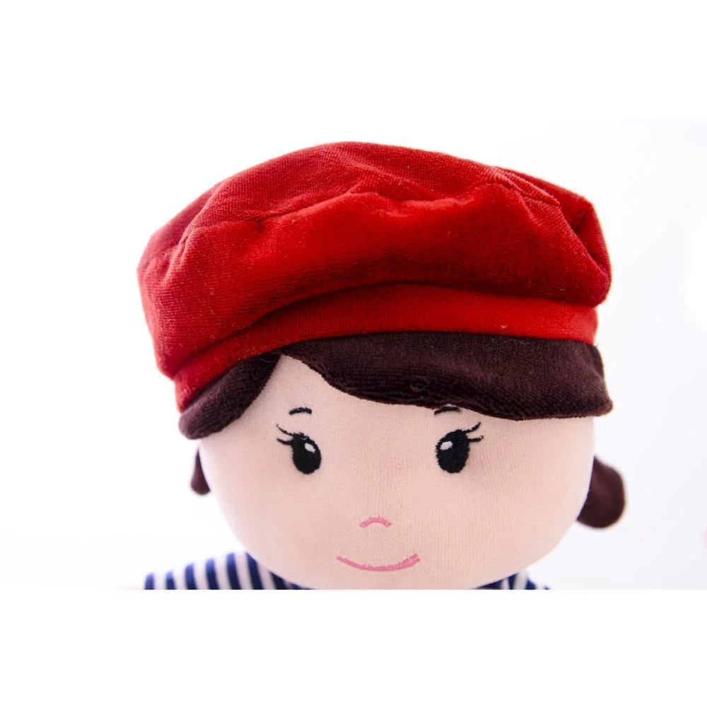 Boneca De Pelucia Maite Boina Vermelha 35Cm Zip (Unidade) - imagem 5