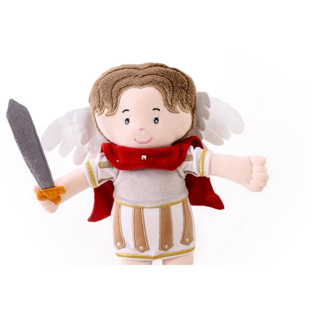Boneca De Pelucia Religioso Sao Miguel 32Cm Zip (Unidade) - imagem 4
