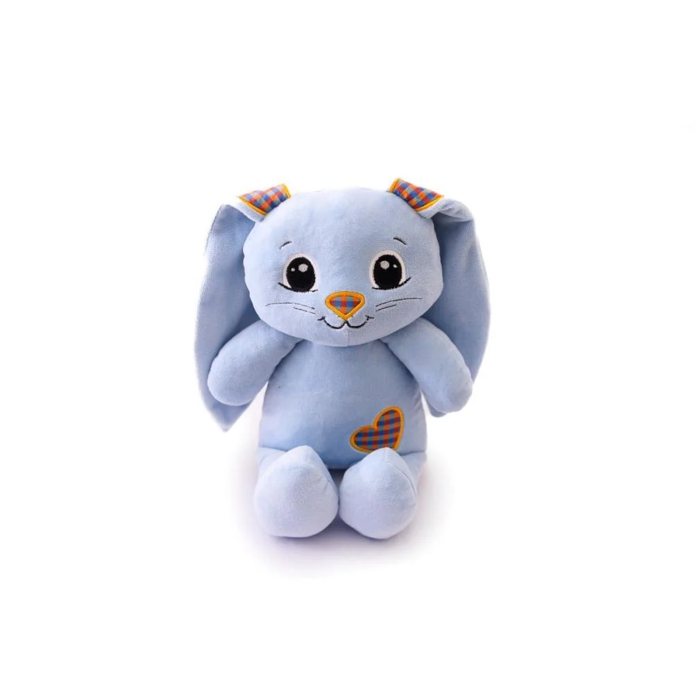 Pelucia Coelho Lucas Azul Bebe 35Cm Zip (Unidade) - imagem 7