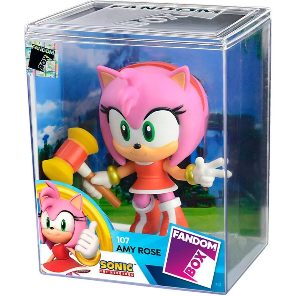 Fandombox Sonic Amy Rose 12Cm Lider - imagem 3
