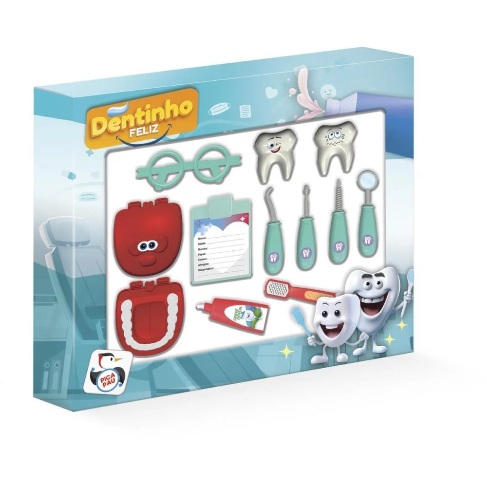 Brincando De Profissoes Dentinho Divertido Na Caixa Pica Pau (Unidade) - imagem 4