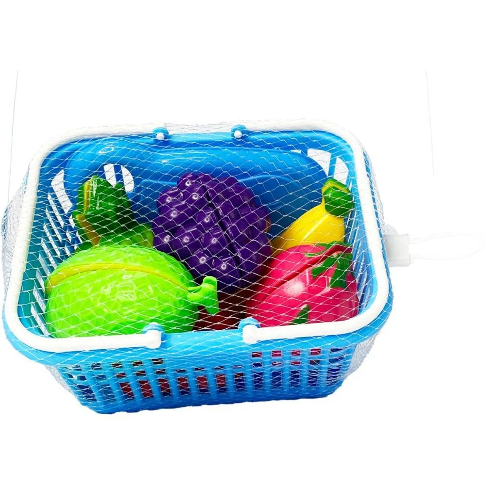 Brincando De Casinha Cestinha Frutas Crec 9Pcs (S) Toy Mix (Unidade) - imagem 4