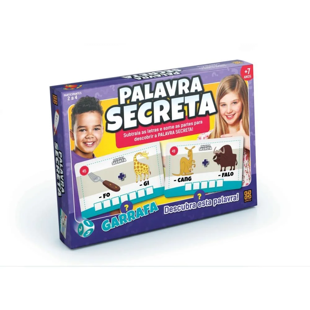 Jogo De Tabuleiro Palavra Secreta Grow (Unidade) - imagem 2