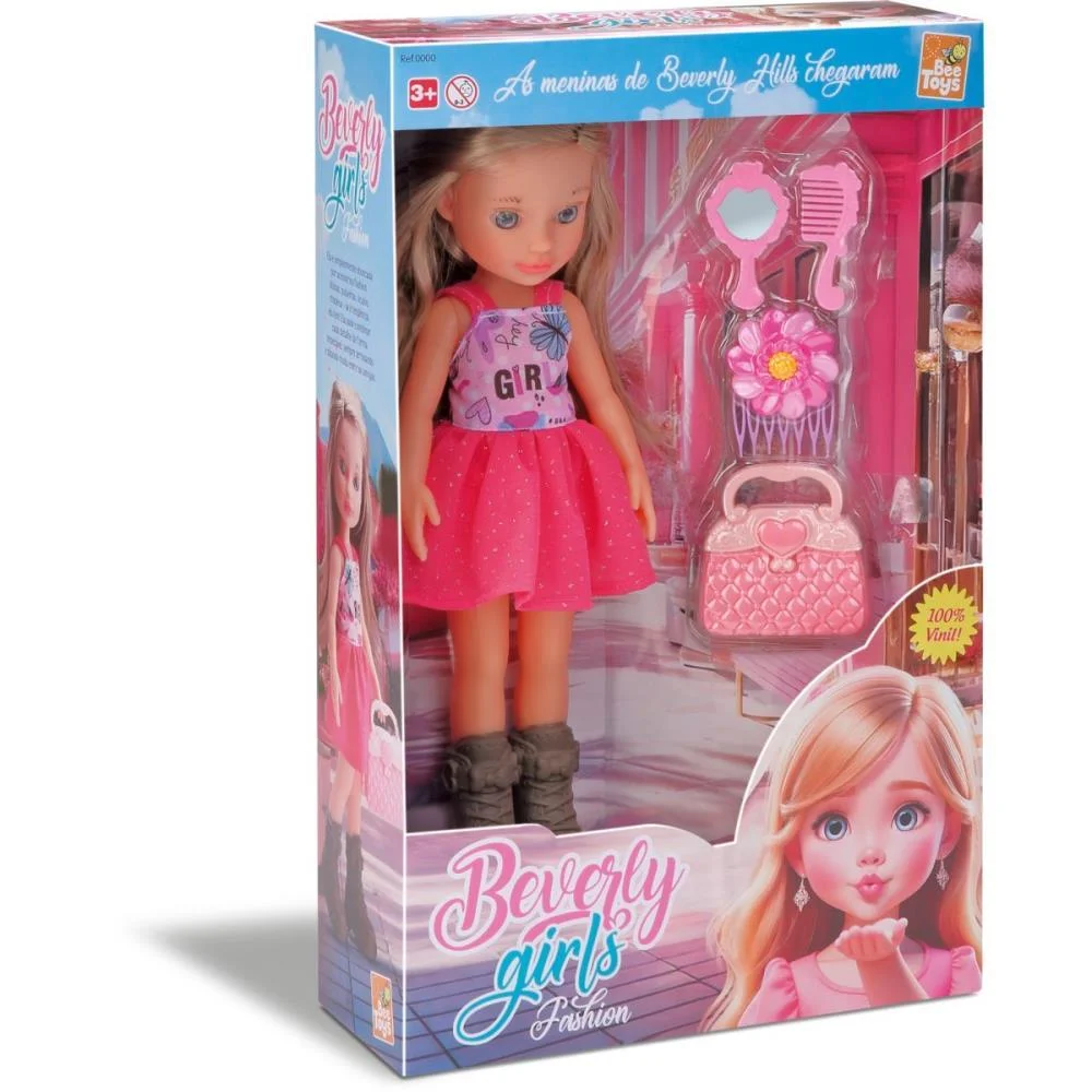 Boneca Beverly Girls Fashion 34Cm. Bee Toys (Unidade) - imagem 4