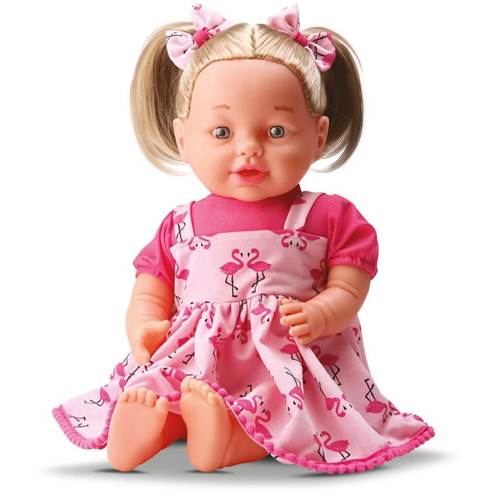 Boneca Com Mecanismo Talk Baby Frases 44Cm Bee Toys - imagem 2