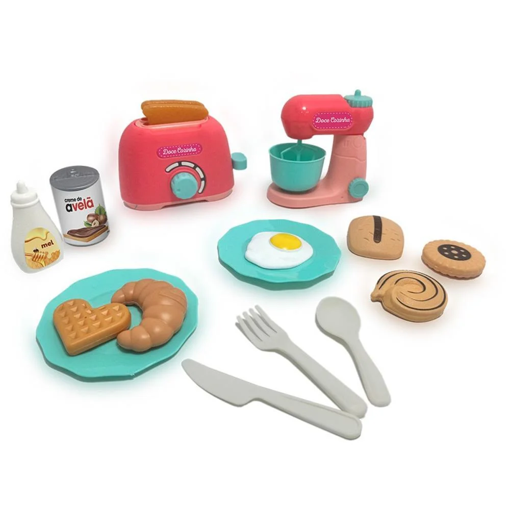 Brincando De Casinha Doce Cozinha Torrad.e Batedeir Cardoso Toys (Unidade) - imagem 4