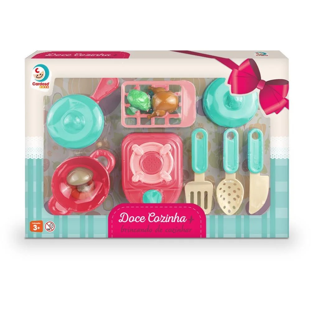 Brincando De Casinha Doce Cozinha Brinc.de Cozinhar Cardoso Toys (Unidade) - imagem 3