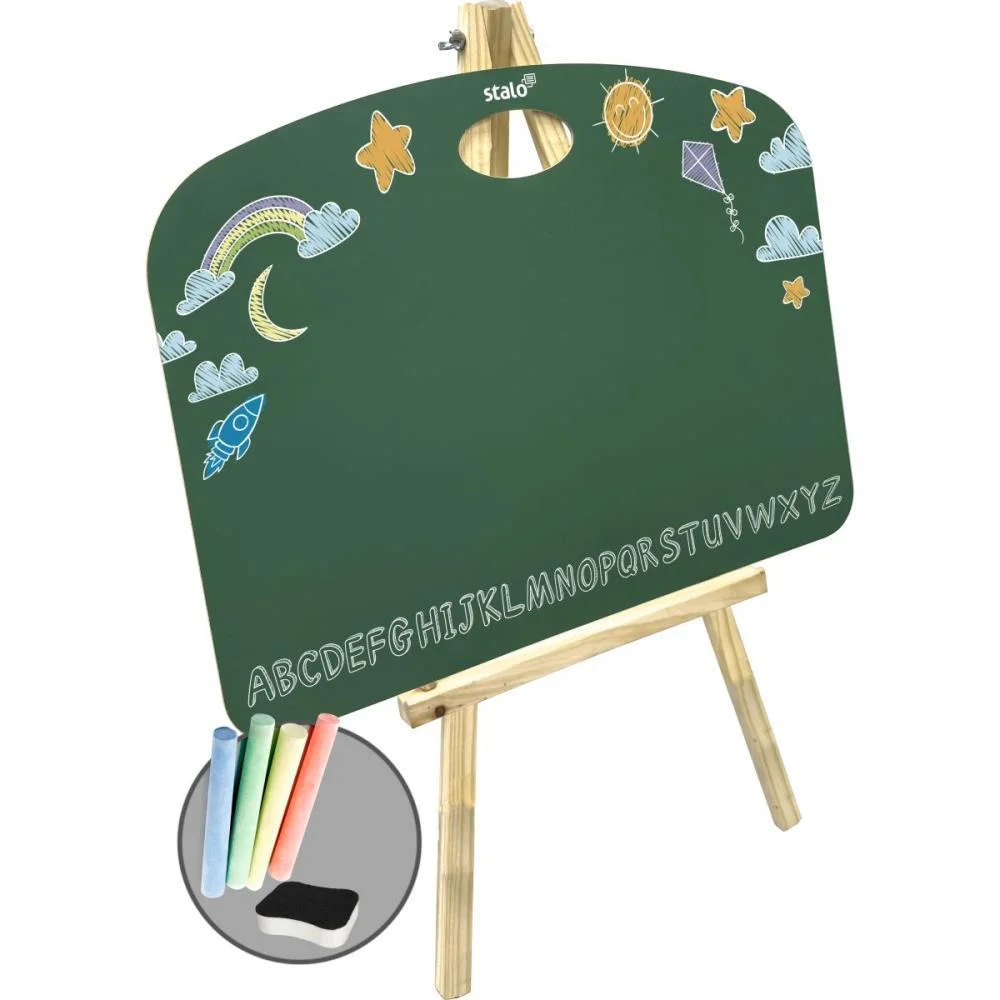 Lousa Infantil C/Cavalete Alfabeto 45X57Cm Stalo (Unidade) - imagem 4