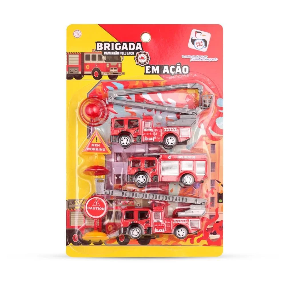 Caminhao Super Brigada De Incendio Pica Pau (Unidade) - imagem 2