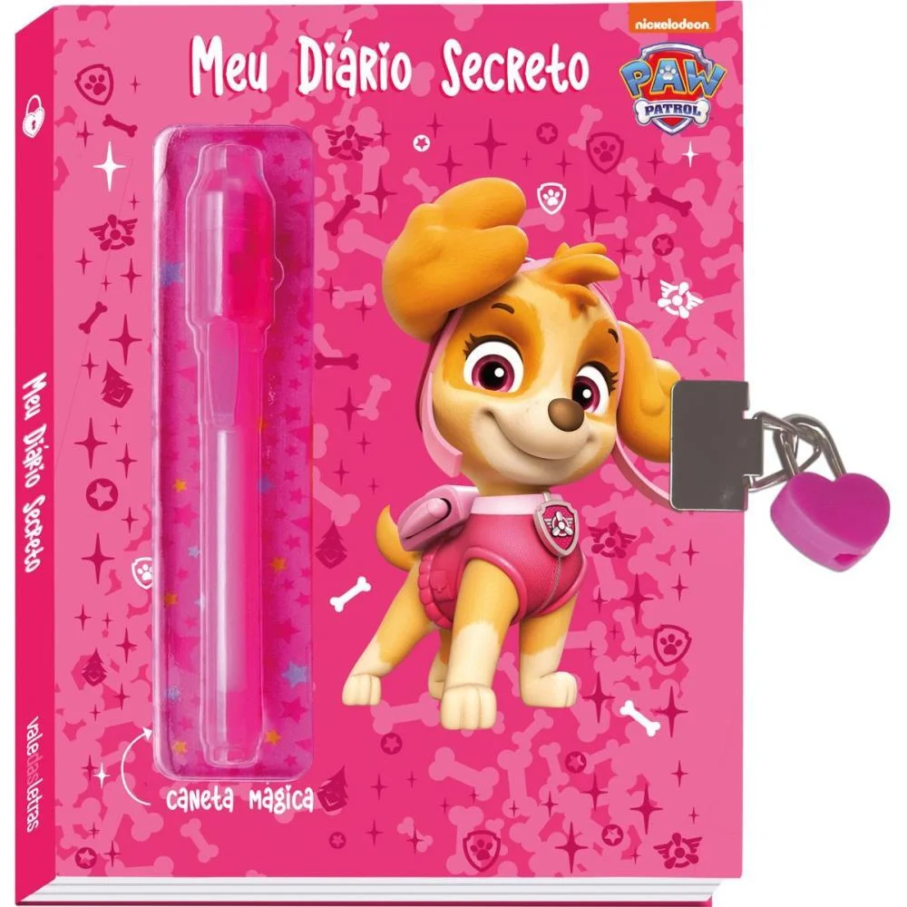 Diario Patrulha Canina Skye Rosa Vale Das Letras (Unidade) - imagem 6