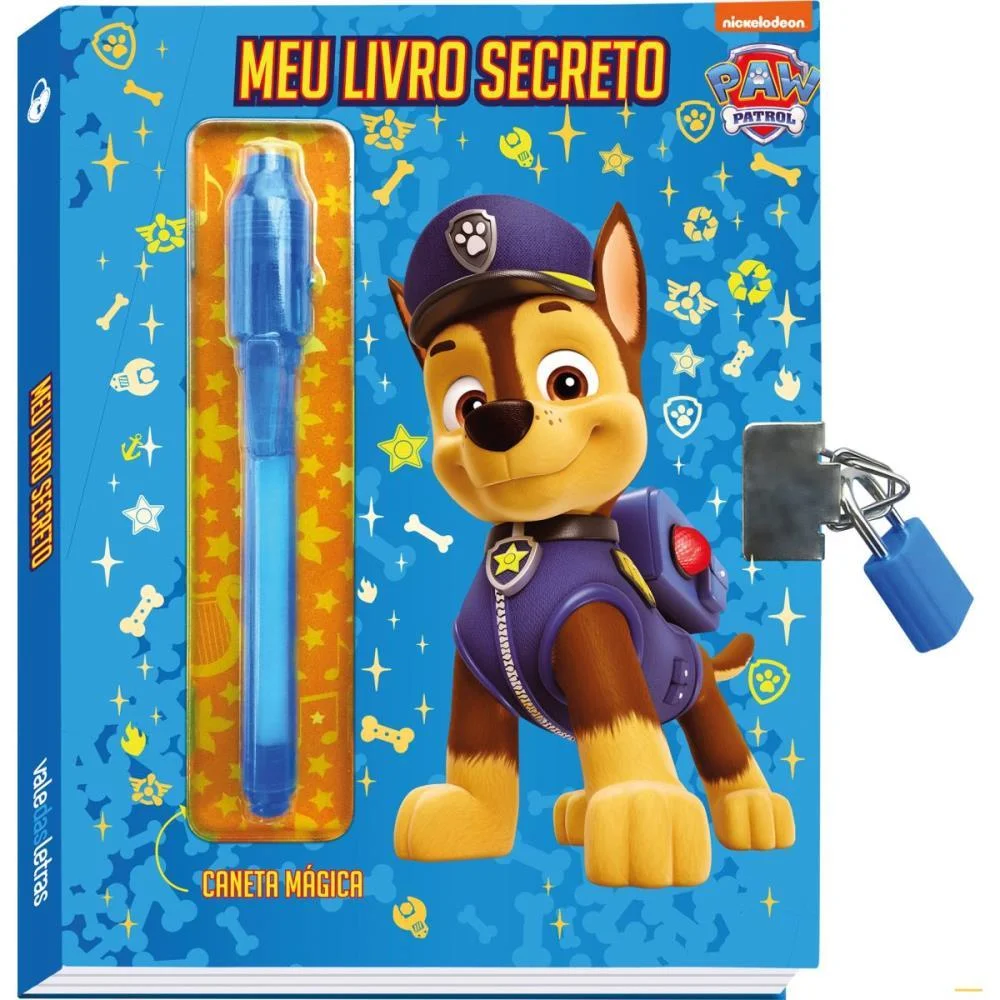 Diario Patrulha Canina Chase Azul Vale Das Letras (Unidade) - imagem 2
