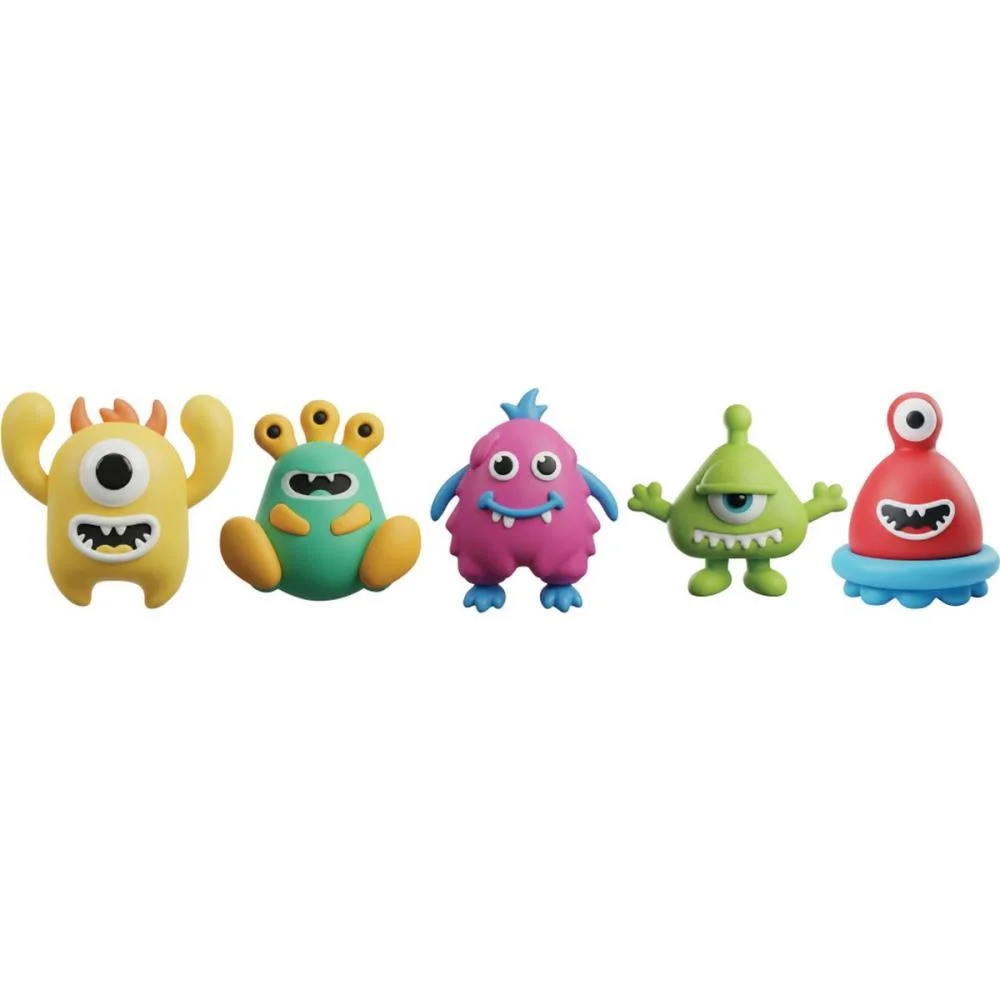 Slime Bola Surpresa Monstrinhos (S) Doce Brinquedo C/ 12 Unidades - imagem 5