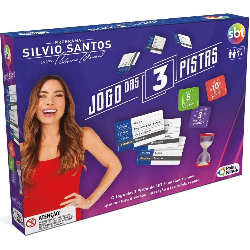 Jogo De Cartas Jogo Das 3 Pistas Pais E Filhos (Unidade) - imagem 2