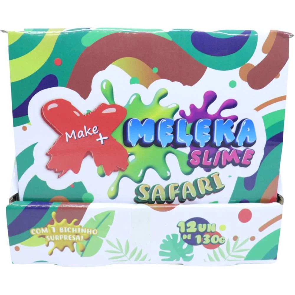 Slime Meleka Safari Sortido 130G Make+ (Dp.c/12) - imagem 5