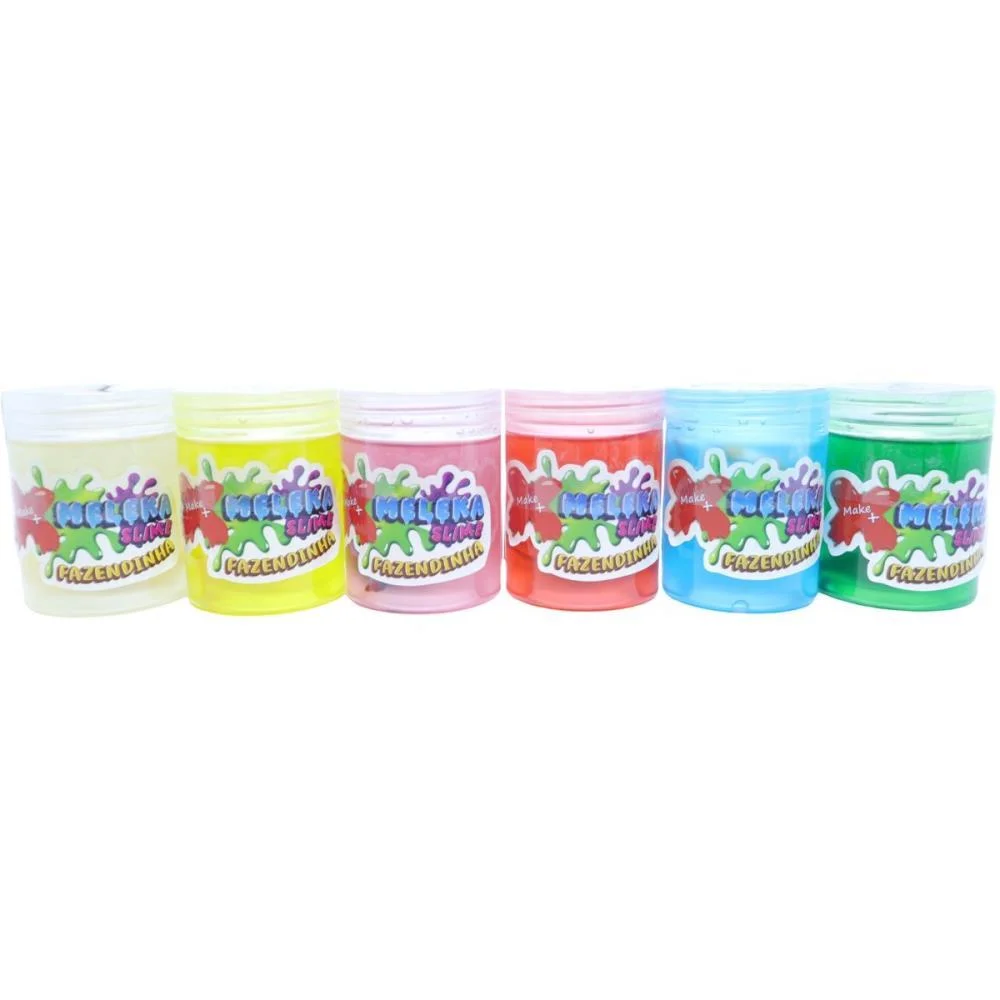 Slime Meleka Fazendinha Sortido 130G Make+ (Dp.c/12) - imagem 4
