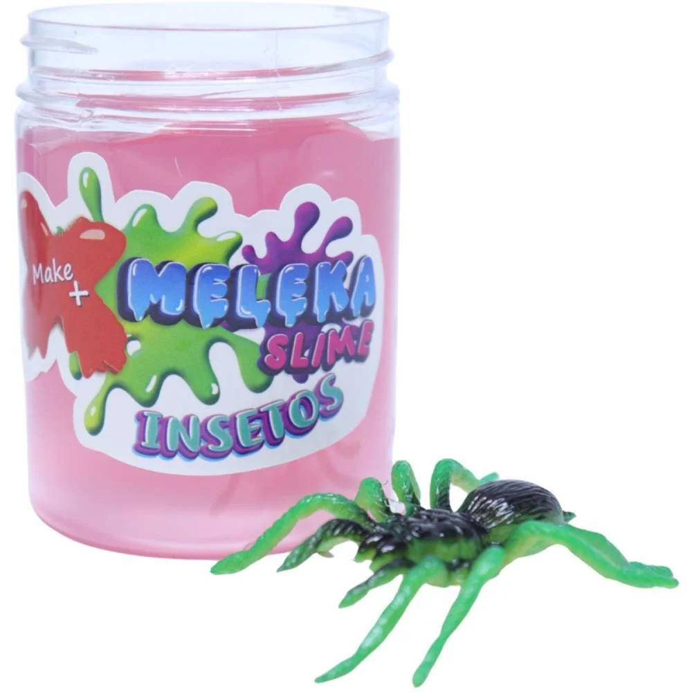 Slime Meleka Insetos Sortidos 130G Make+ (Dp.c/12) - imagem 4