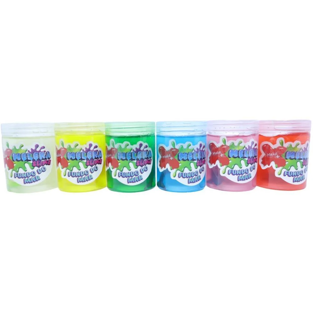 Slime Meleka Fundo Do Mar 130G Make+ (Dp.c/12) - imagem 3