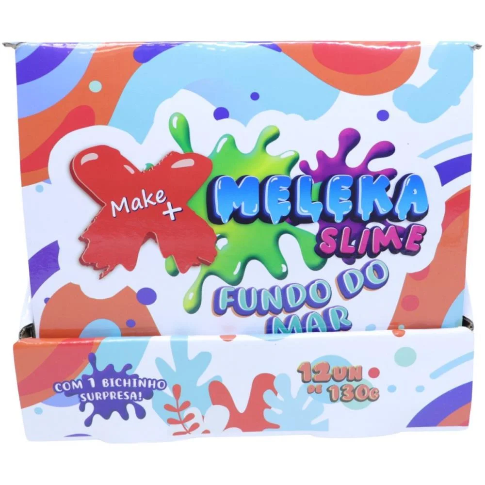 Slime Meleka Fundo Do Mar 130G Make+ (Dp.c/12) - imagem 5