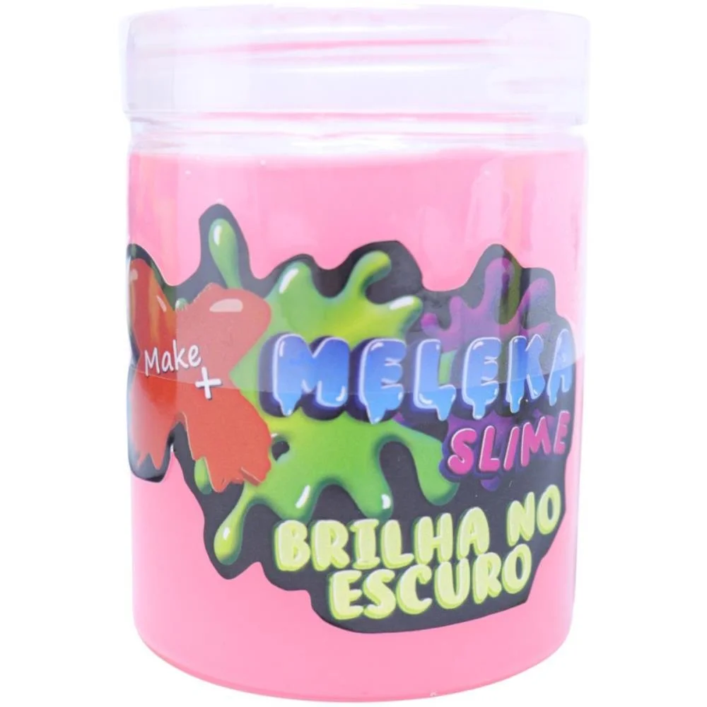 Slime Meleka Brilha No Escuro 130G Make+ (Dp.c/12) - imagem 3
