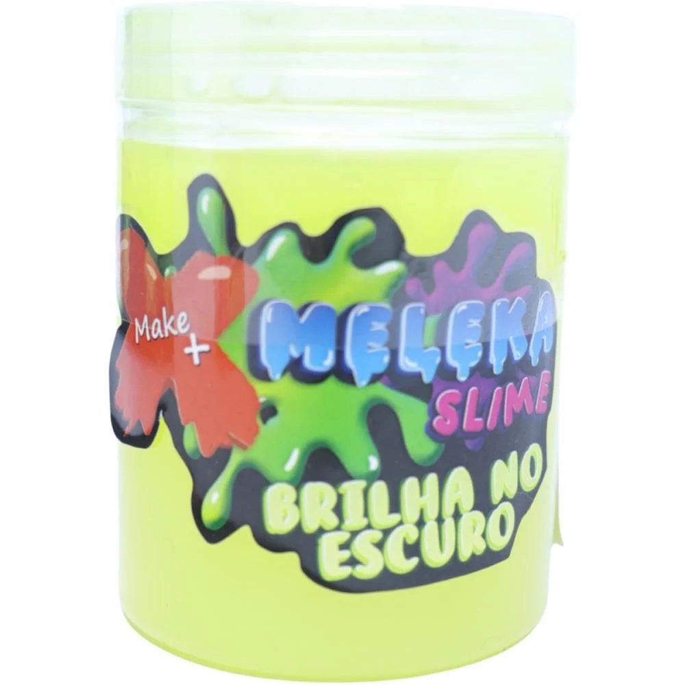 Slime Meleka Brilha No Escuro 130G Make+ (Dp.c/12) - imagem 4