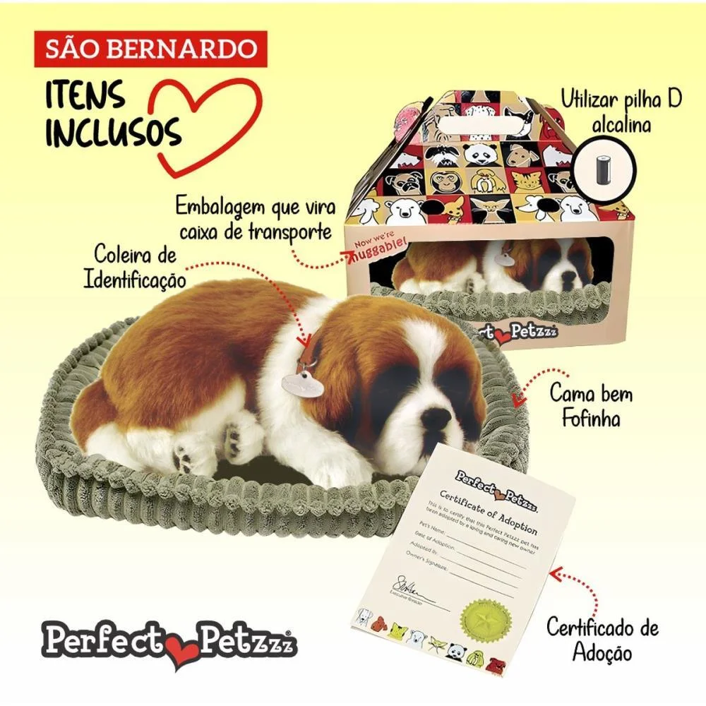 Perfect Petzzz Filhote Cachorro Sao Bernardo Imex - imagem 4