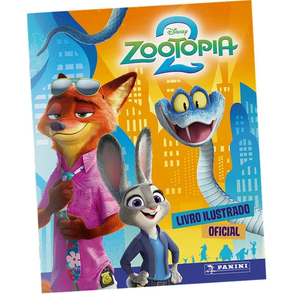 Album De Figurinhas Zootopia Brochura Panini (Unidade) - imagem 2