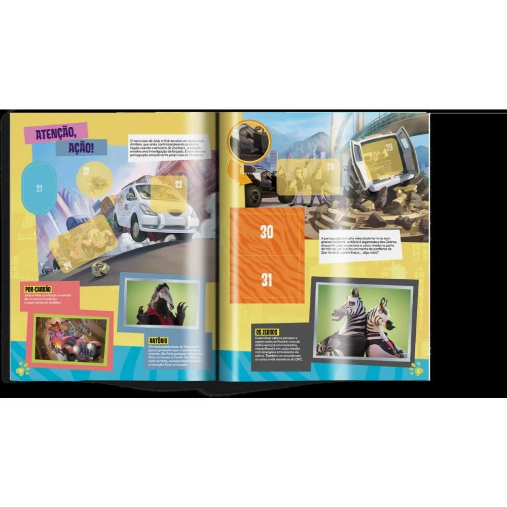 Album De Figurinhas Zootopia Brochura Panini (Unidade) - imagem 3