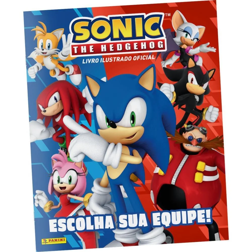 Album De Figurinhas Sonic The Hedgehog Brochura Panini - imagem 5